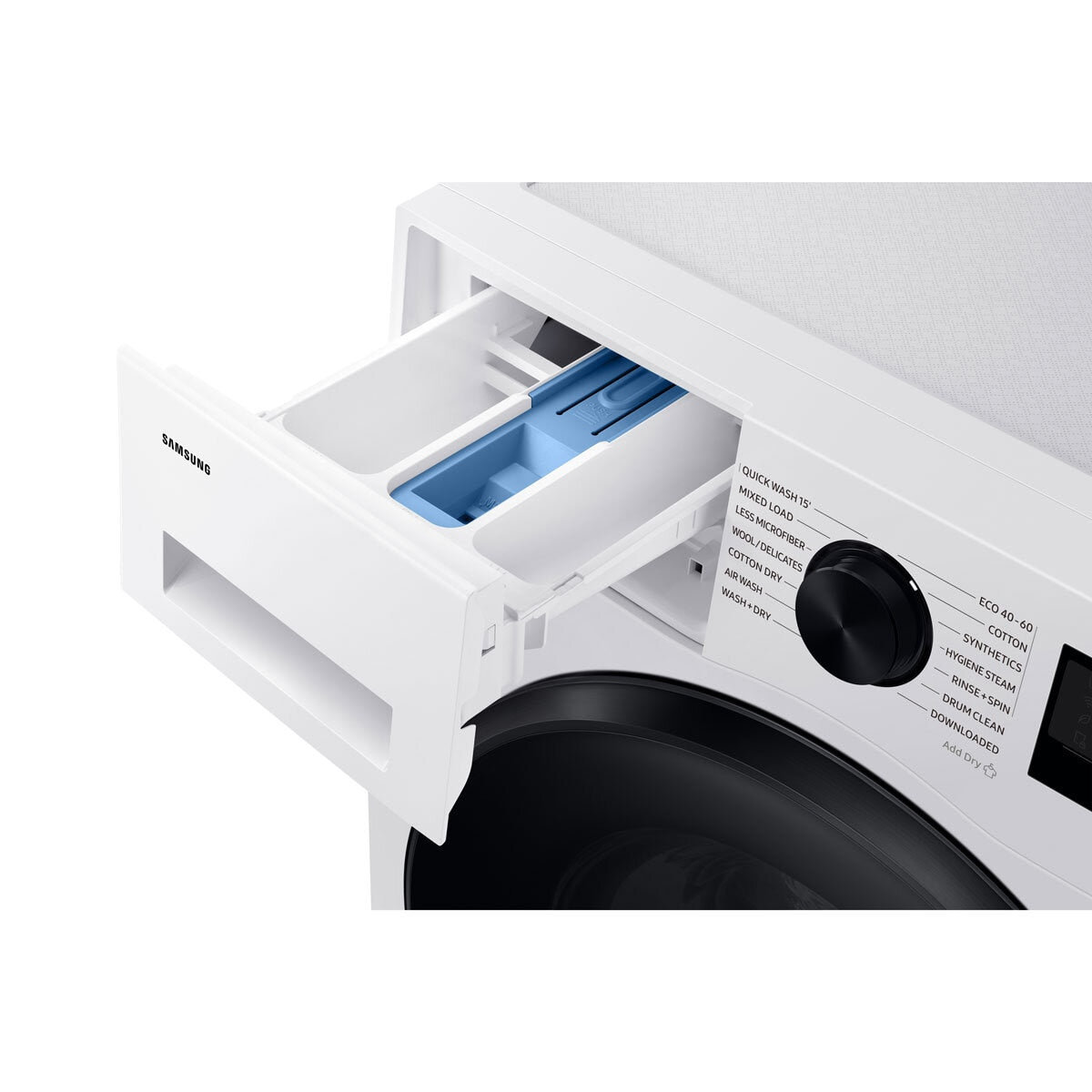Samsung Series 5 WD90DG5B15BEEU 9/6kg Washer Dryer, D Rated in White