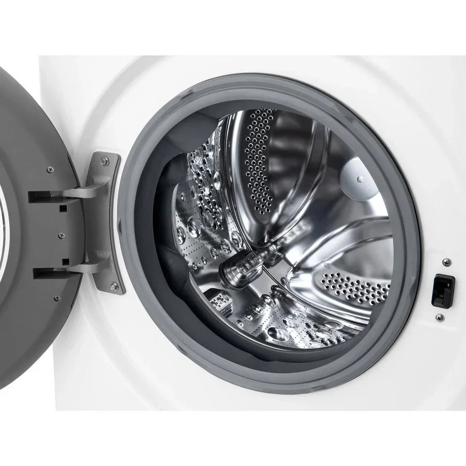 LG F4Y510WBLN1 Washing Machine Front Load 10 kg 1400 Spin White - Clearance