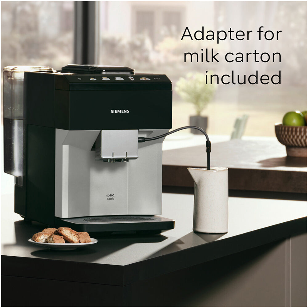 Siemens EQ500 TP515GB1 Bean to Cup Fully Automatic Coffee Machine with Milk Frother & Touch Display - Clearance