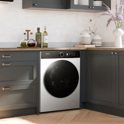Hisense KitchenFit 5i Series WD5I1245BWR, 12kg/ 8kg Washer Dryer, D Rated in White