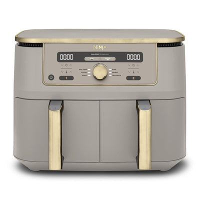 Ninja MAX Dual Zone Digital Air Fryer, 9.5L, Stone Gold DZ400UKSTGD