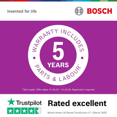 Bosch Series 4 WNA134U8GB Freestanding Washer Dryer 8kg/5kg 1400 Spin White - Clearance