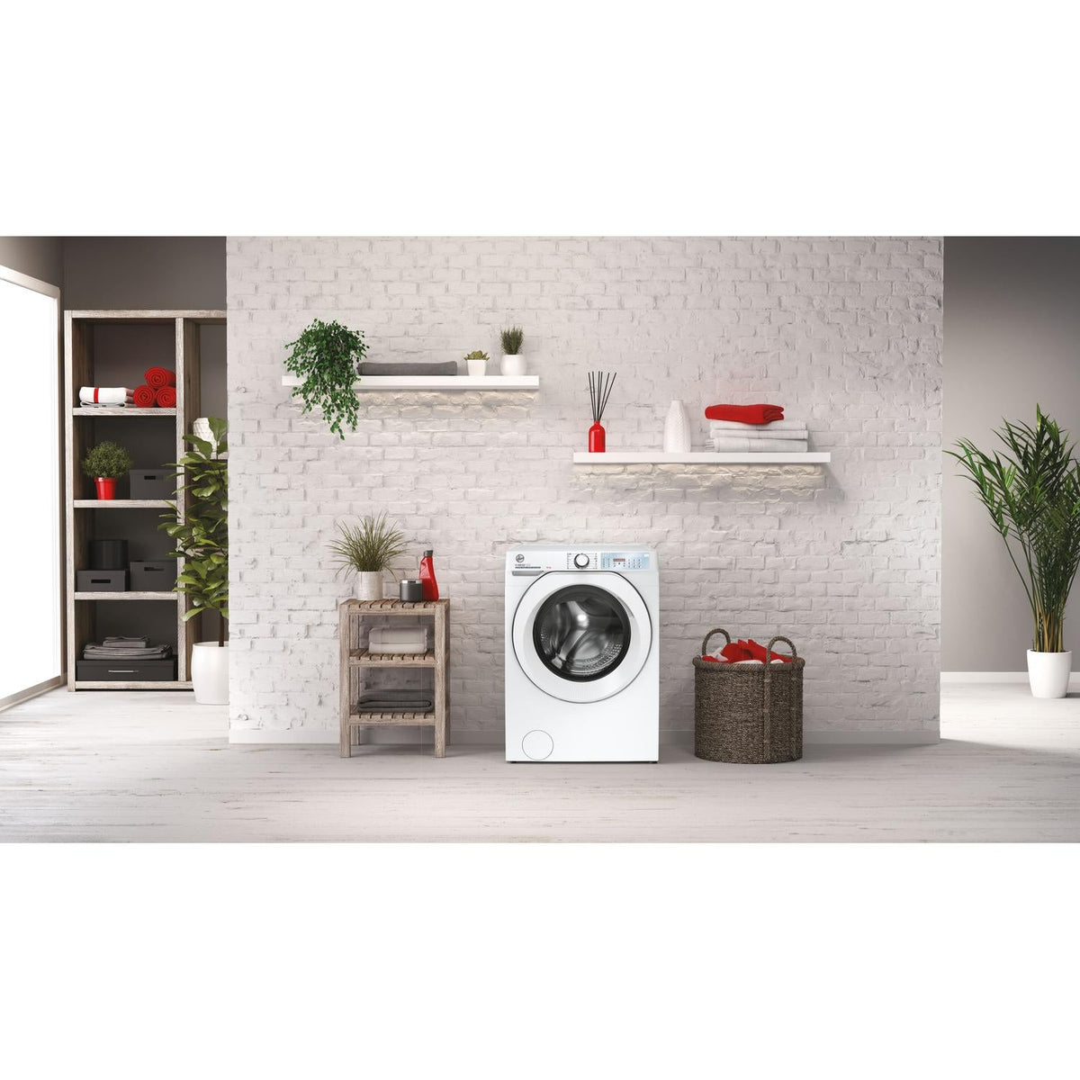 Hoover HWB 410AMC 1-80 10kg 1400 Spin Front Load Washing Machine White - A Rated