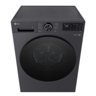 LG F2X50S9TBB 9kg 1200 Spin AI Direct Drive Freestanding Washing Machine Black