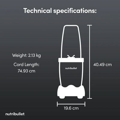 Nutribullet 900 Series McLaren F1 Team Edition Portable Blender 2775 - Grey
